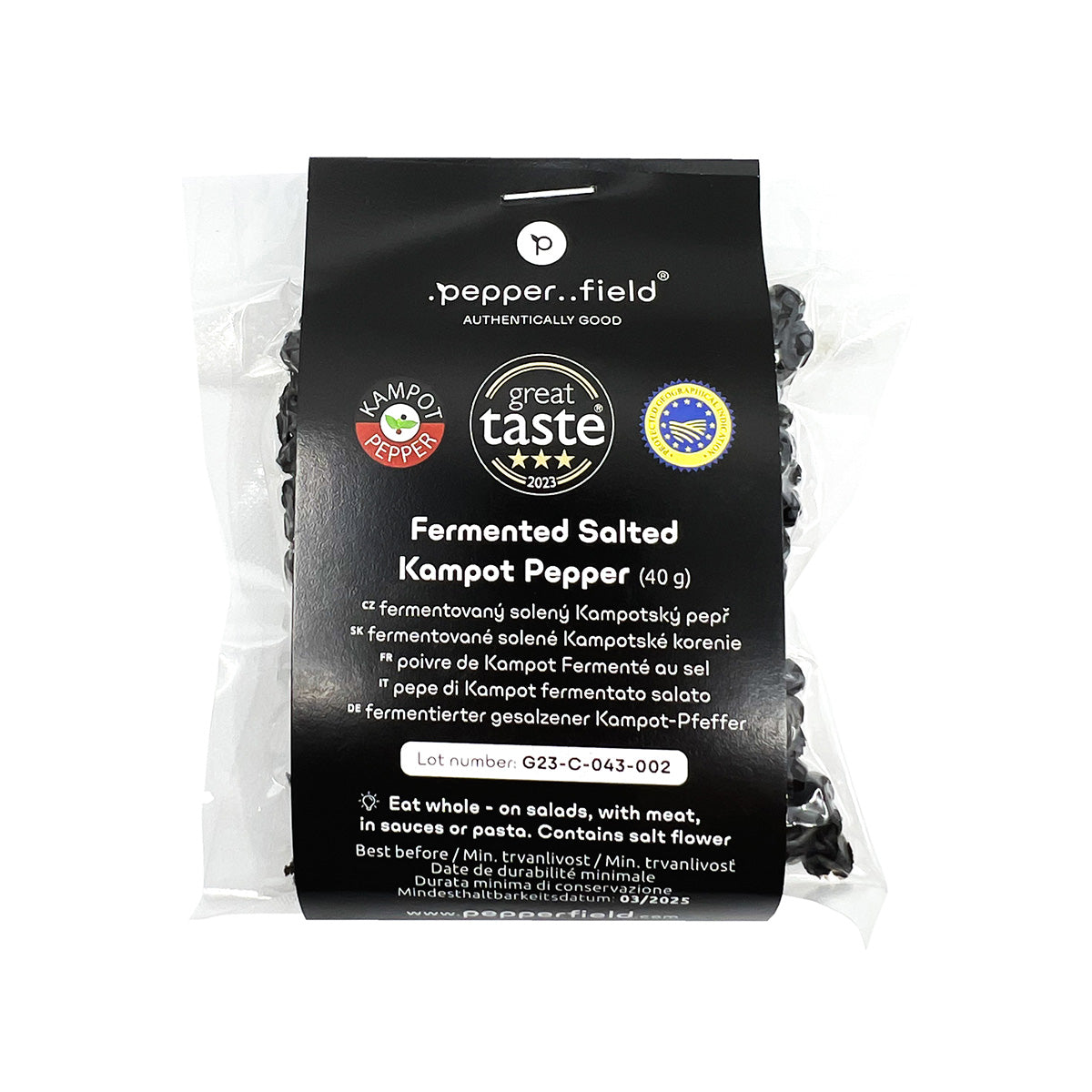 Fermented salted campot pepper 40g