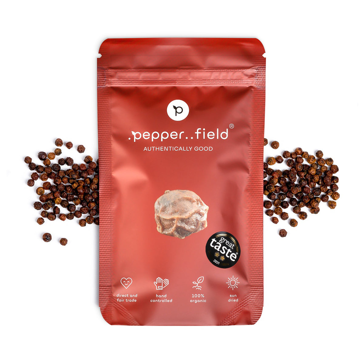 Kampot pepper dark red - doypack 20g