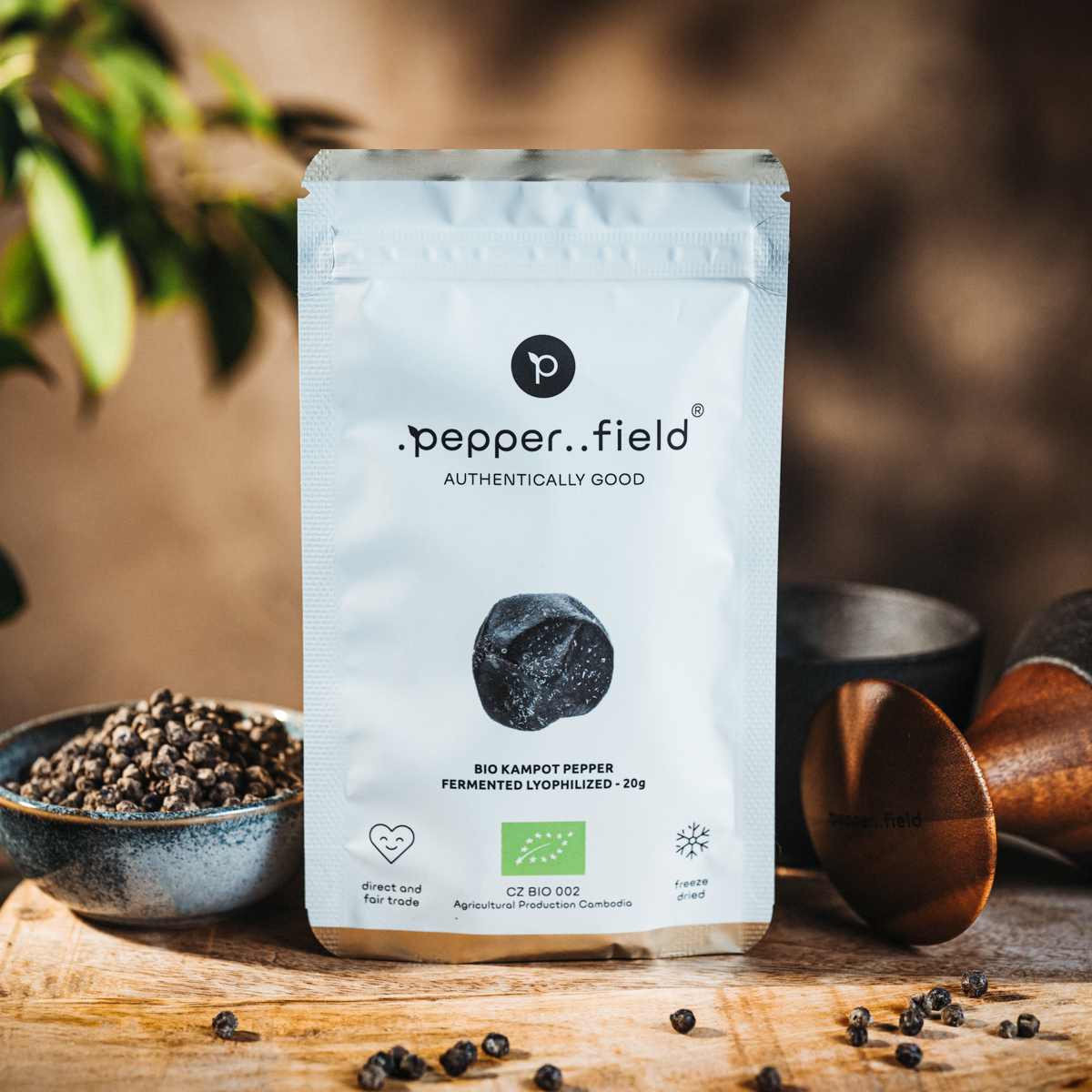 Bio Campoty Pepper Fermentovaný, lyofilizovaný a solentovaný - Doypack 20g